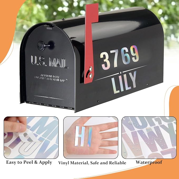 Letter Stickers 30 Sheets 1500 PCS Large Alphabet Sticker 2 Inch Vinyl Self Adhesive Stick on Stickers for Water Bottles Cup Mailbox Number Address Crafts Scrapbooking Bulletin Board Decor (Silver)