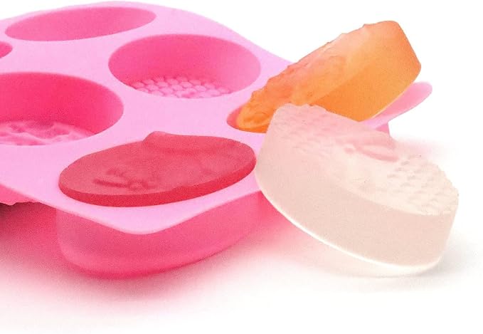 2Pcs Bee Silicone Soap Molds Honeycomb Molds | for Chocolate, Jelly,Candy Making