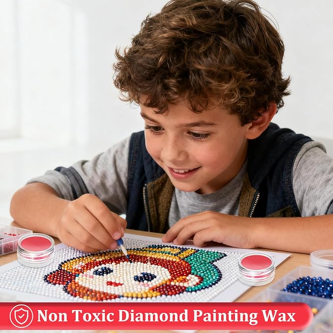FOJOO Diamond Art Glue, Diamond Painting Wax Refills & Clay Mud