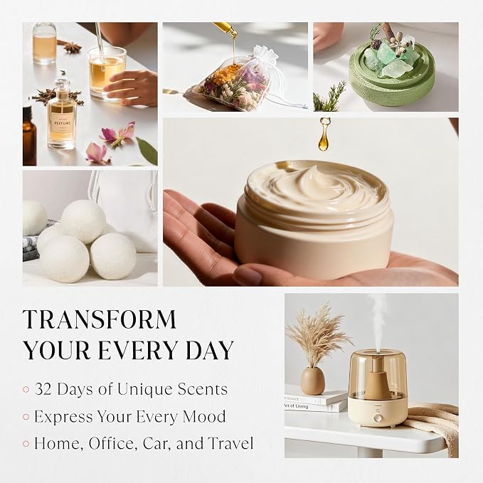 HIQILI Discovery Fragrance Oil Gift Set for Diffuser & DIY Crafting
