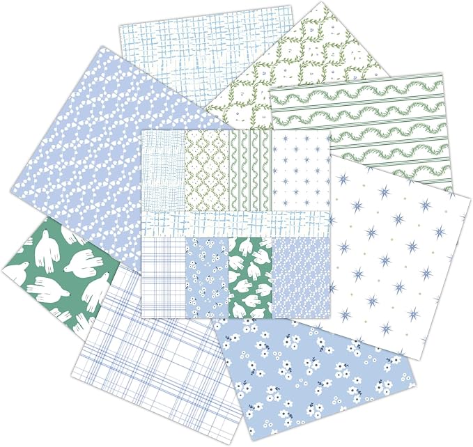 PRSTINCOL Scrapbook Paper,16 Sheets 4.1x5.8 Inch Energetic Harmony Style Scrapbook Supplies,Single-Sided Vivid Origami Decoupage Paper for DIY Crafts, Card Making, Art Journaling