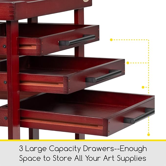 MEEDEN Art Supplies Storage Cart: 5-Tier Utility Rolling Cart