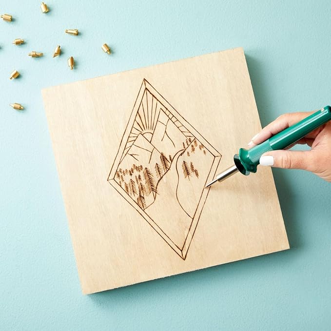 Bright Creations Art Supplies Wood Panels for Painting - 10x10 in, 0.83 in Cradle Depth, Unfinished, Pack of 6 - Cradle Boards for Painting & Craft Boards for Wall Art
