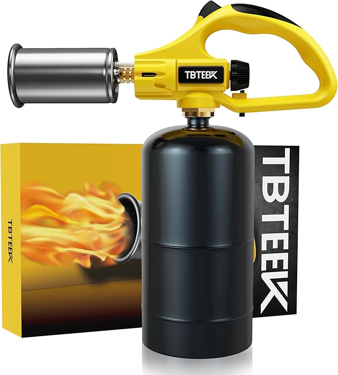 TBTEEK Propane Cooking Torch with Safety Lock for Steak, Creme Brulee，BBQ