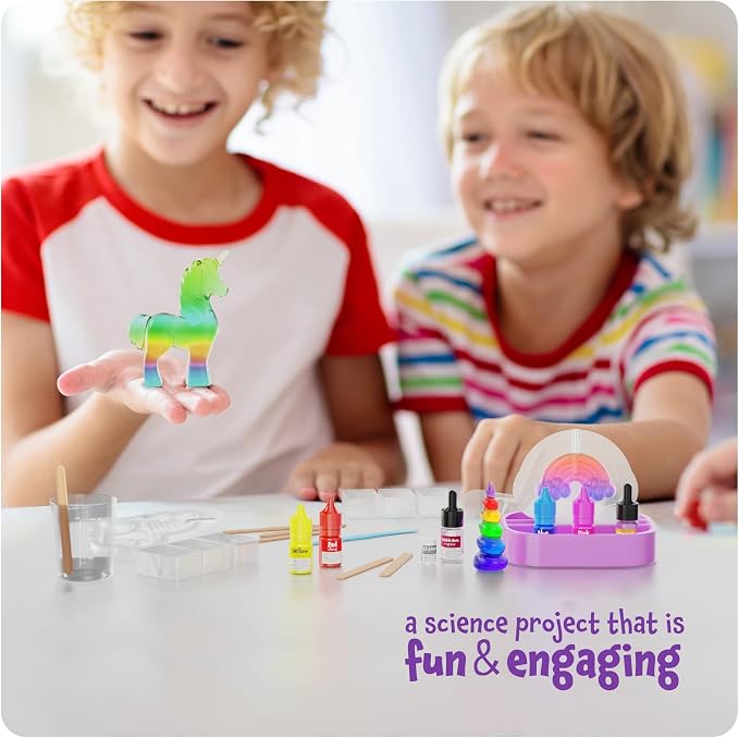 Unicorn Soap Making Kit for Kids - Girls Crafts DIY Project Age 6+ Years | Unicorn Girl Birthday Gifts - Science Activity Teenage Gift - Make Your Own Soap - Craft Toys Ages 6 7 8 9 10 11 12 Years