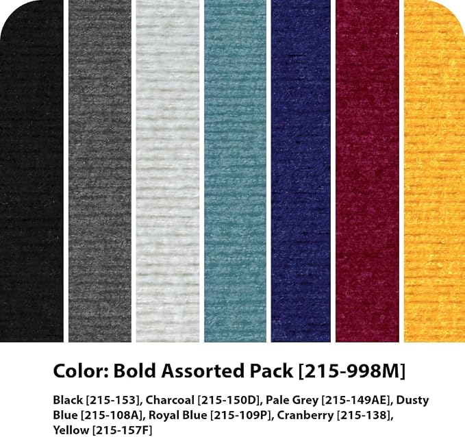 Lion Brand Yarn, Feels Like Butta Yarn, 7-Assorted Sample Pack, Bold Colors | Buttery Soft Machine Washable Worsted Weight Knit Fiber for Cuddly Baby Blankets, Warm Sweaters, Smooth Amigurumis
