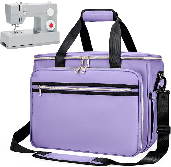 Anitor Sewing Machine Carrying Case with Removable Bottom Padding