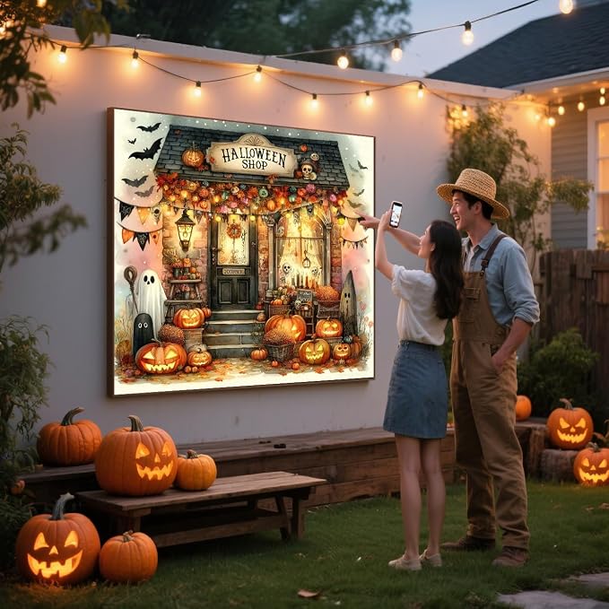 ijbnhd Halloween Shop Diamond Art Kits for Adults 14x14in