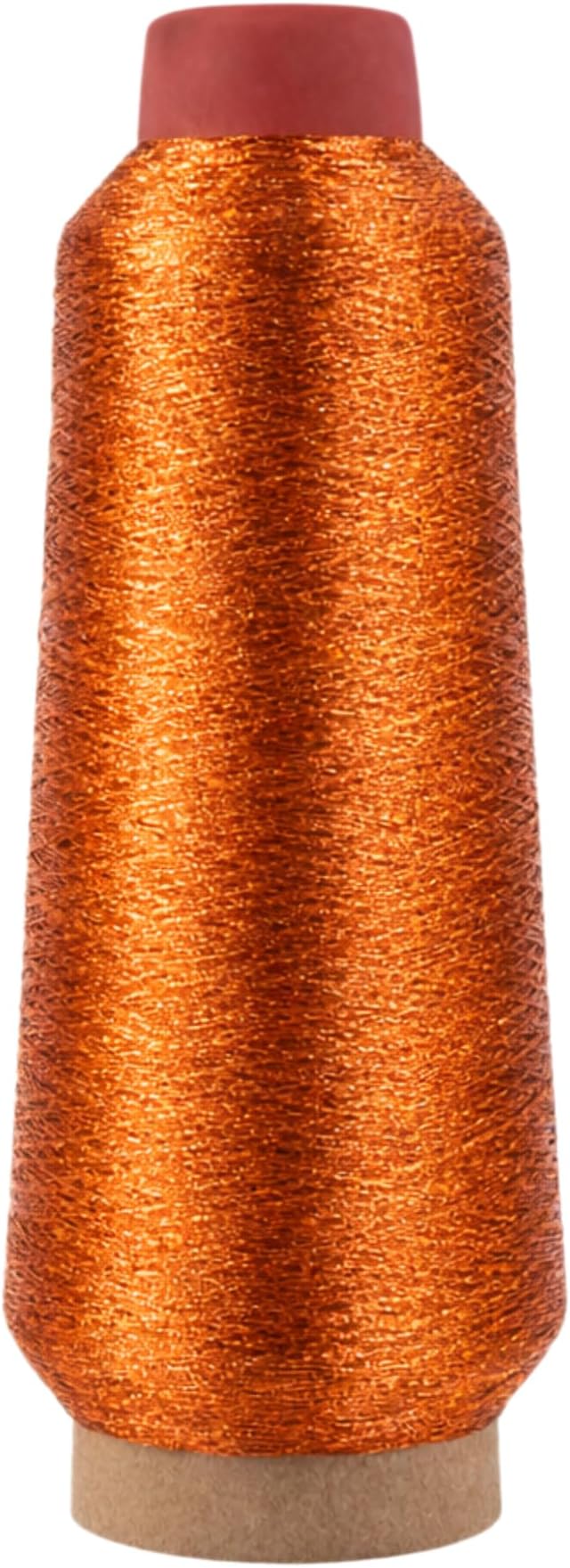 Mandala Crafts Metallic Burnt Orange Embroidery Floss for Sewing, 3281 Yard Spool