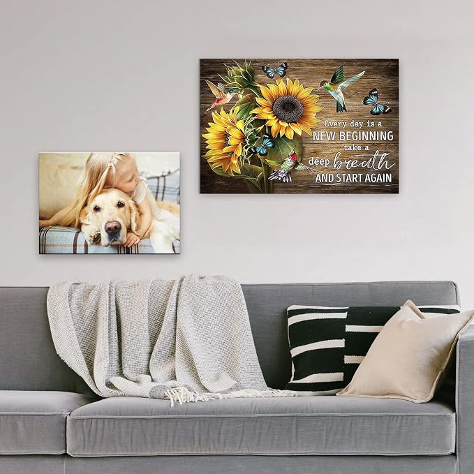 Sunflower Diamond Painting Kits for Adults - Art Beginner, 5D DIY Full Drill Dots Paintings with Diamonds Gem and Crafts Home Wall Decor 11.8x15.7inch