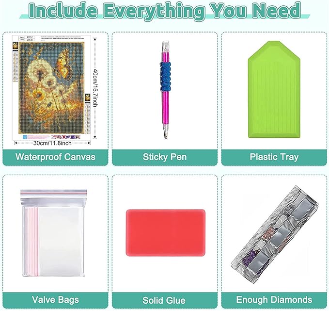 Dandelion Diamond Painting Kits for Adults - Diamond Art Kits for Adults