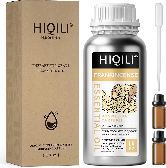 HIQILI Frankincense Essential Oil Large Capacity for Body Massage