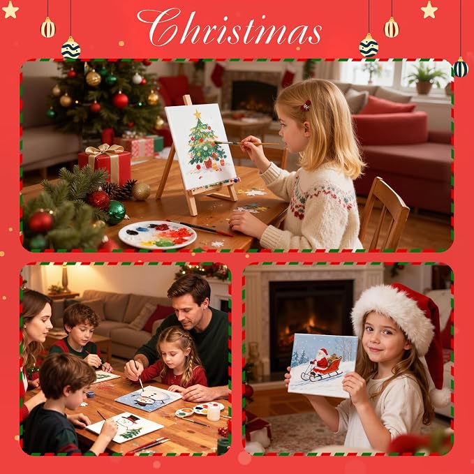 Simetufy 72 Pack 8 x 10 inch Canvas Boards for Painting Flat Canvas Panels | Bulk Value Pack for Classes and Parties 100% Cotton for Acrylics Paint