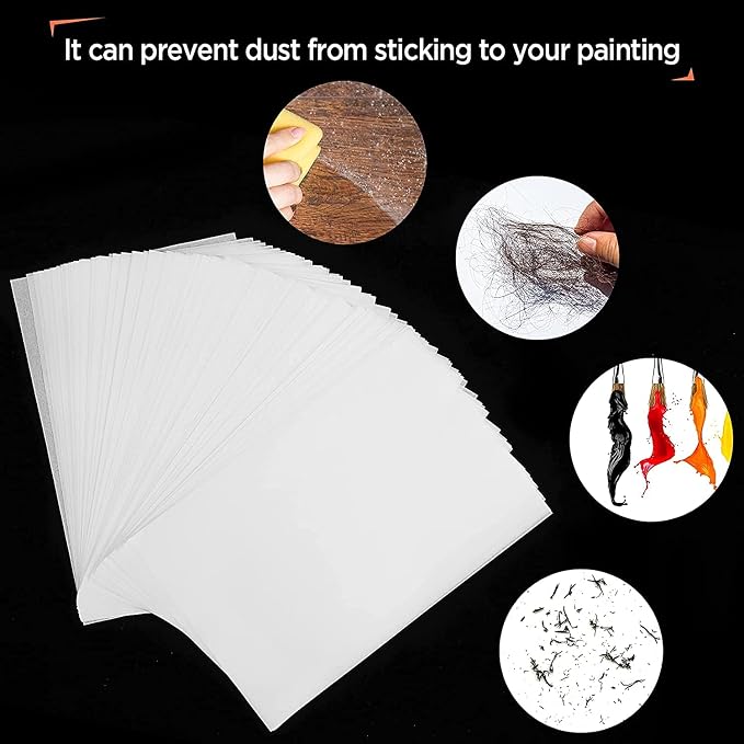 200 Pieces Diamond Painting Release Paper 15 x 10 cm Double-Sided Non-Stick Cover Replacement 5D Diamond Painting Accessories Tool for Adult Kids (5.9 x 3.9 inch)