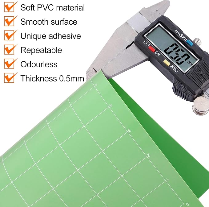 3 Pack Standard Grip Mat 12x12, Reusable Cutting Mats for Crafts, Cutting Mats for Maker 3/Maker/Explore 3/Air 2/Air/One