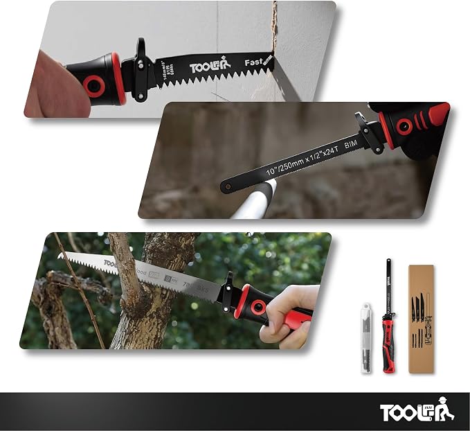 8-In-1 Multi Blades Hand Saw, Drywall, Hacksaw, Jab Saw & Wood Cutter Tool