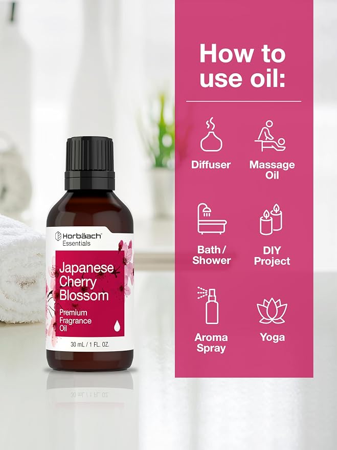 Horbäach Japanese Cherry Blossom Fragrance Oil | 1 fl oz (30ml)