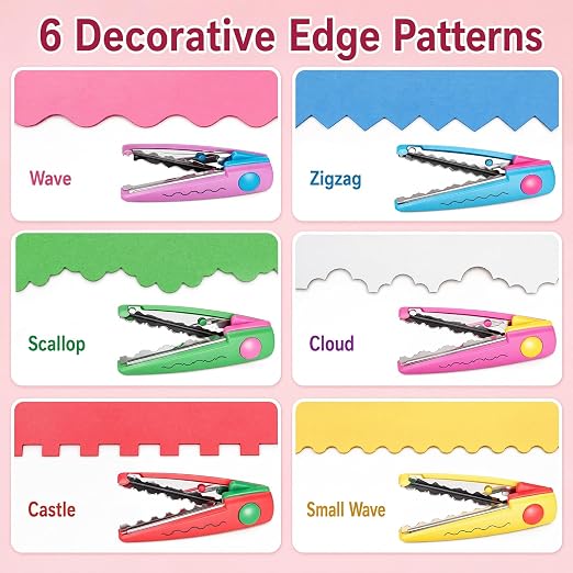 Jetec Scrapbook Supplies Kit, Scrapbook Scissors Set
