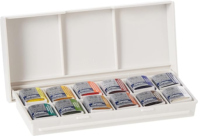 Winsor & Newton Cotman Watercolor Paint Set, Sketchers' Pocket Set | Introductory Watercolor made with Fine Art Pigments, Perfect for Beginners, Lightfast & Permanent, Good Tinting Strength