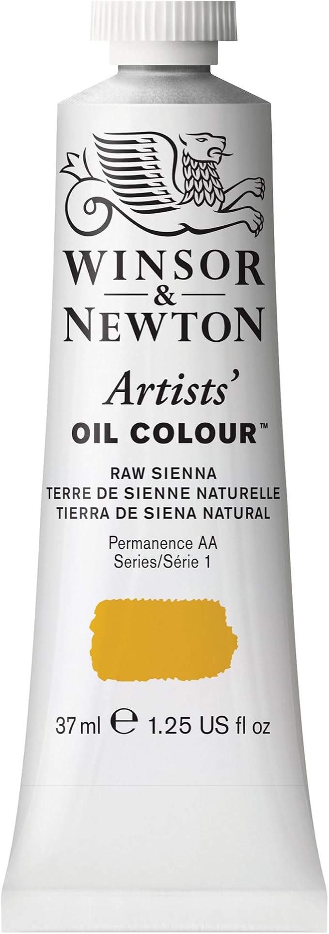 Winsor & Newton Artists' Oil Paint, 37ml Tube, Raw Sienna