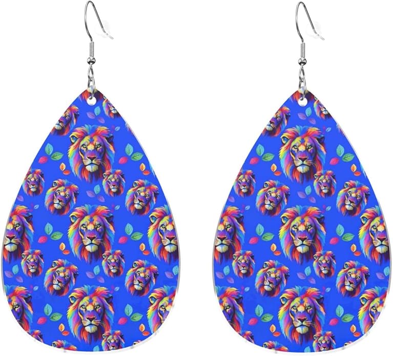 Math Formula Equation Black Drop-Shaped Earrings 2.2 x 1.5 Inches