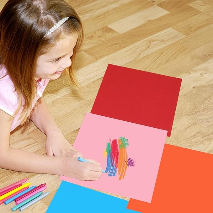 SANNIX 200 Sheets 10 Colors Colored Paper A4 Printer Copy Paper Stationery Multipurpose Colored Printing Origami Paper for DIY Kids Art Craft 8.5" X 11"