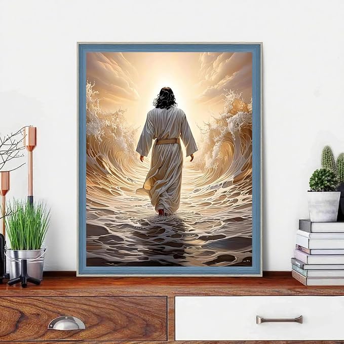 BAWKENTON Jesus Paint by Numbers kit for Adults and Kids