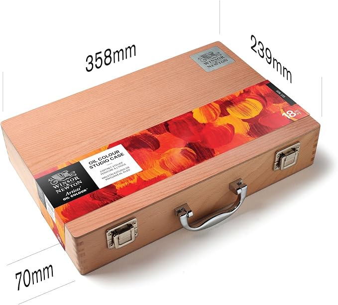 WN ARTISTS' OIL COLOUR STUDIO CASE ROW
