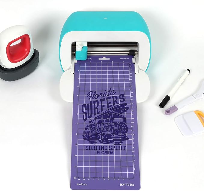 REALIKE Cutting Mat Compatible with Cricut Joy(4.5x12 inch,StandardGrip, LightGrip, StrongGrip 3Mats),Durable Adhesive Cutting mats for Joy Accessories