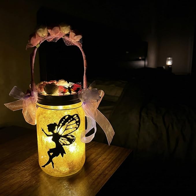 Alritz Fairy Lantern Craft Kit Mason Jar Night Light Ages 6+