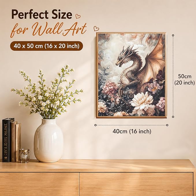 AUKELHJ Paint by Numbers Kit for Adults Beginner, 16X20 inch | Paint by Number for Adults, Beginner Friendly, High-Definition Color Canvas, Stress Relief, Home Decor, Gifts, Unframed