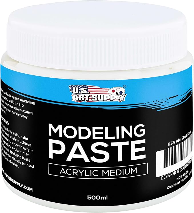 U.S. Art Supply Acrylic Modeling Paste - 16.9oz (500ml)