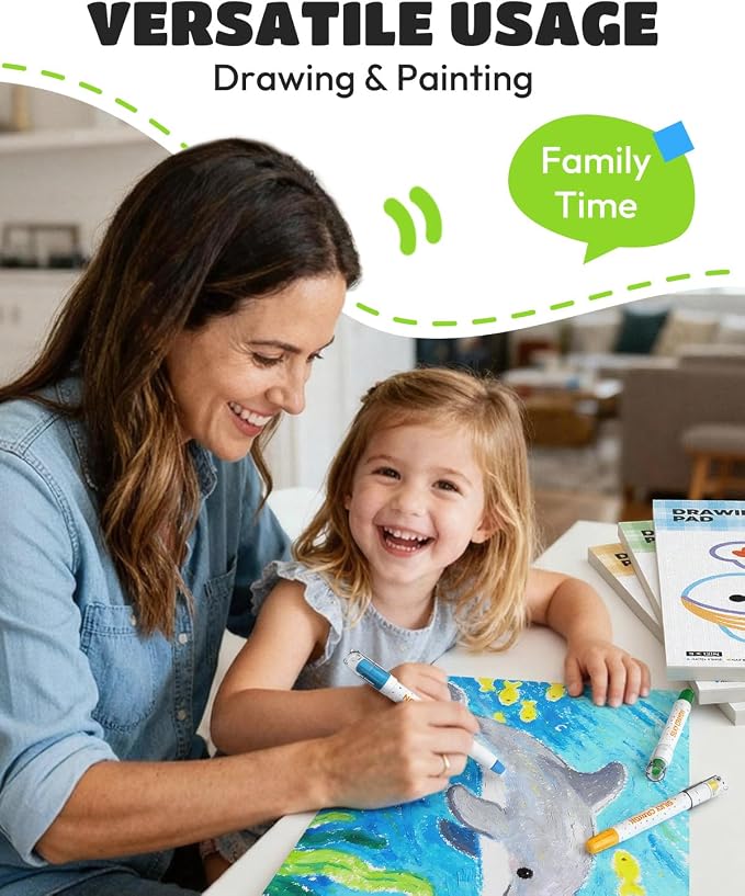 JUPITEARTH Drawing Pad for Kids 9x12 Inch 3-Pack 150 Sheets