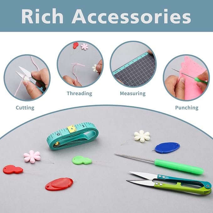ZMAAGG Seam Ripper, 15 PCS Seam Rippers for Sewing, Stitch Remover Tool