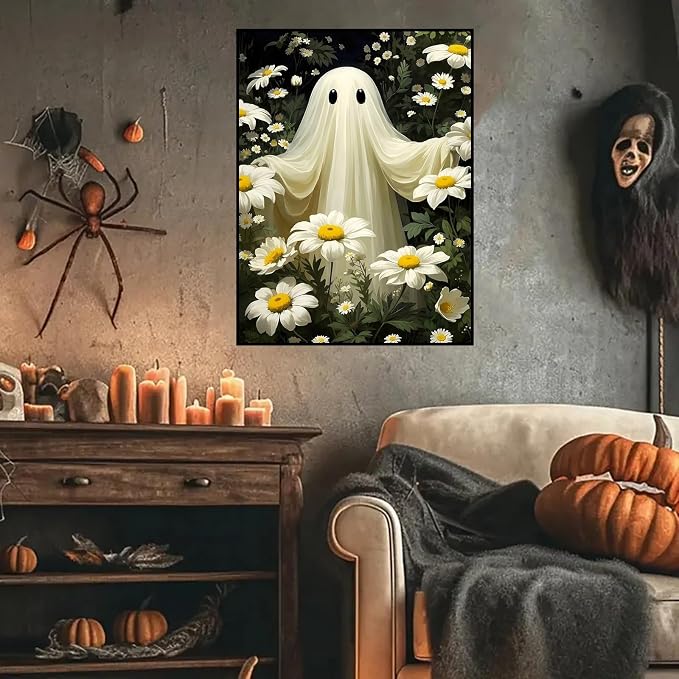 HHMATITS Halloween Ghosts Diamond Art Kits for Adults