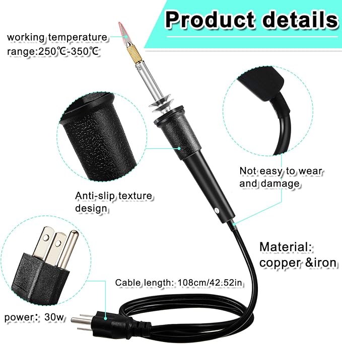 Honoson 19 Pcs Electric Hot Knife Cutting Tool with 14 Blades, Black
