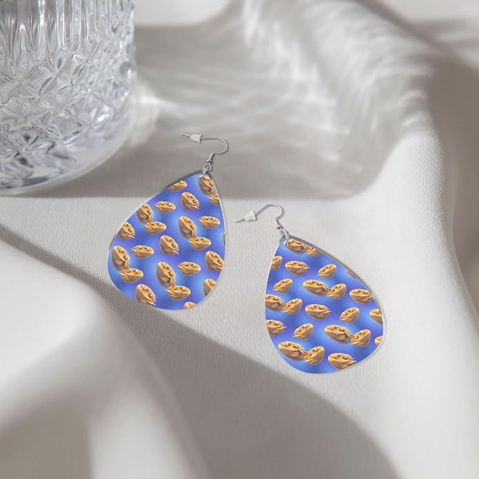 Math Formula Equation Black Drop-Shaped Earrings 2.2 x 1.5 Inches