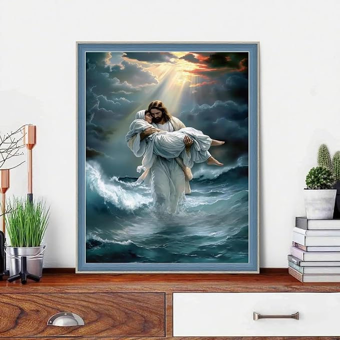 BAWKENTON Jesus Paint by Numbers for Adults and Kids