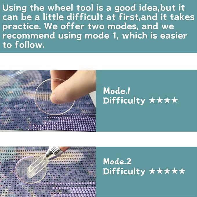 Diamond Painting Wheel Tools with Groove,New Type of Gem Art Pen,Accessories that can Make Jewel Art Faster and neater,Both Square and Round Drills are Suitable,Dimond Art Supplies Kits. … (Gold)