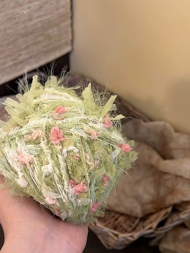 Artisanal Yarn Fancy Yarn Multifiber Blended Yarn Novelty Colorful Soft