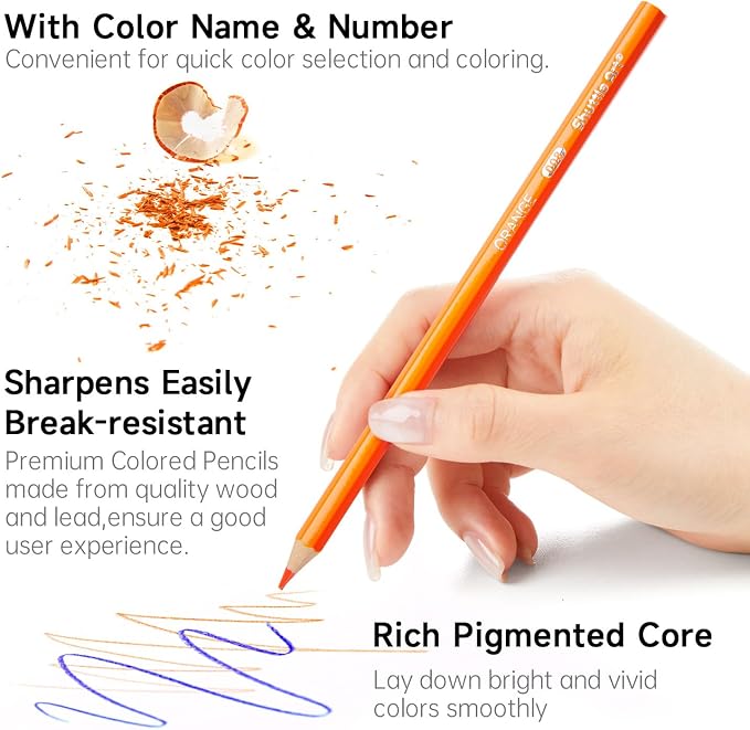Shuttle Art 576 PCS Colored Pencils Bulk, 12 Colors, Pre-sharpened for Kids | Vibrant Colors, Break-Resistant, Bulk Pack Back to School Supplies for Teachers, Students, Classrooms