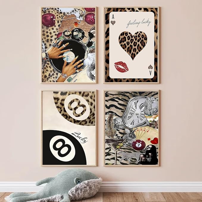 4 Pack Fashion Diamond Art Kits for Adults Diamond Painting Kit for Adults