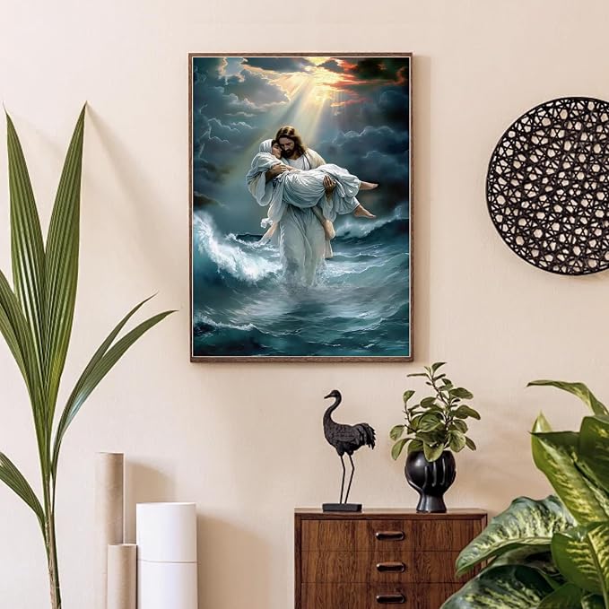 BAWKENTON Jesus Paint by Numbers for Adults and Kids