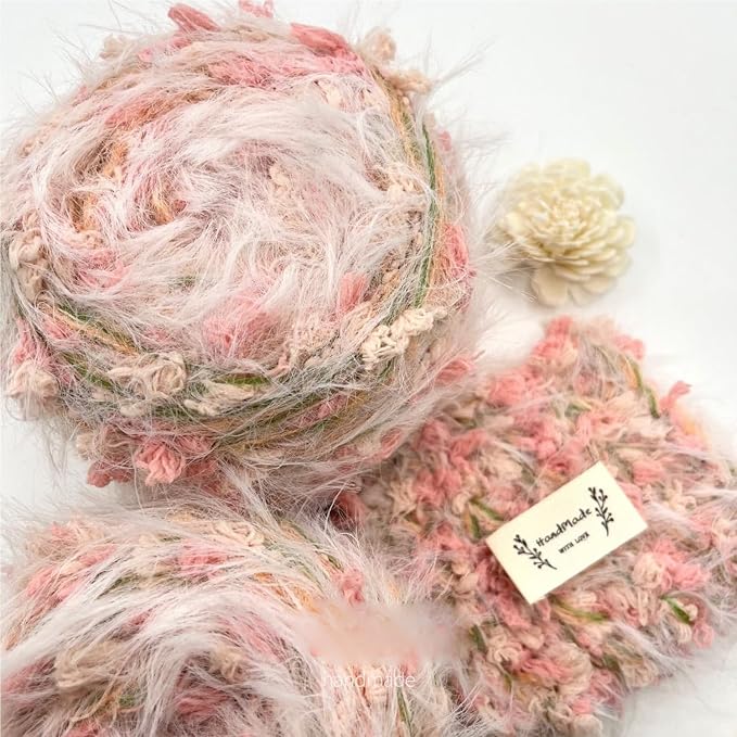Artisanal Yarn Fancy Yarn Multifiber Blended Yarn Novelty Colorful Soft