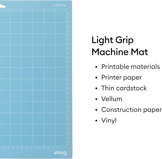 Cricut Cutting Mat Variety Pack (4 Count, 12in x 12in) | For Explore & Maker Machines - Includes 2 StandardGrip, 1 LightGrip, 1 StrongGrip