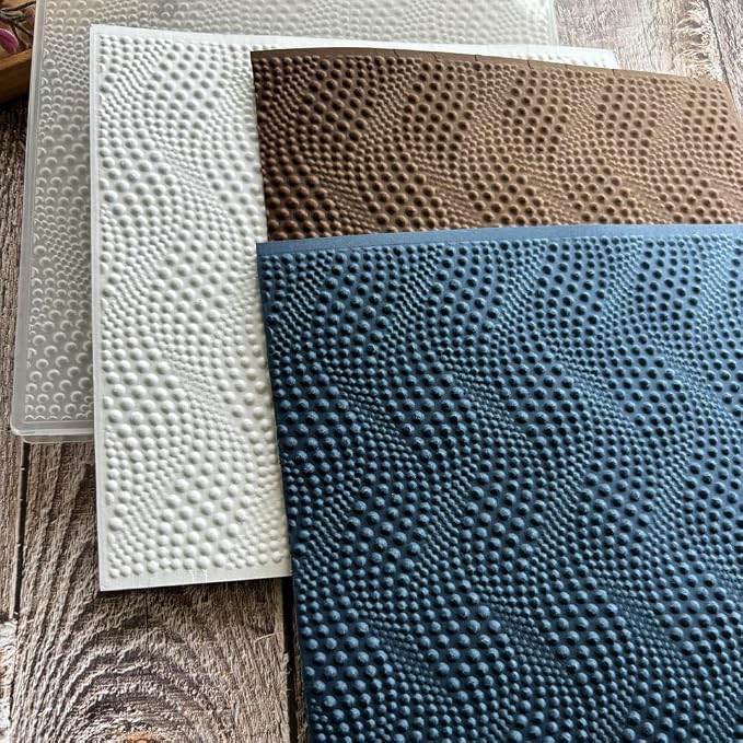 Bubble Wave Background 3D Embossing Folder for Card Making Floral DIY Plastic Scrapbooking Photo Album Card Paper DIY, Embossing Template Paper Card Embossing Stencil