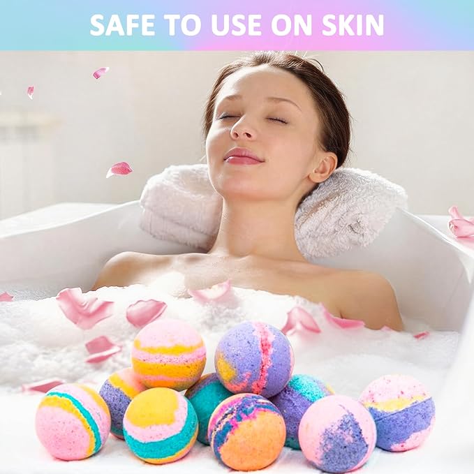 Bath Bomb Soap Dye - 36 Colors Concentrated Food Grade Skin Safe Liquid Based Colorant Vibrant Rainbow Coloring for Making DIY, Supplies Kit, Salt Crafting