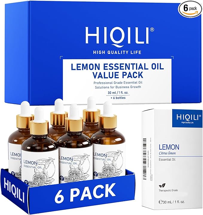 HIQILI Lemon Essential Oil Set for Business Purchase, Hotel, Home Use