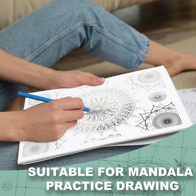 SuFly Tracing Paper for Drawing, 9'' X 12'' Tracing Paper Pad, 75 Sheets | Transparent Vellum Paper for Tracing Pads, 38lb/60gsm Trace Paper Pad for Sketching, Preliminary Drawing, Overlays Images
