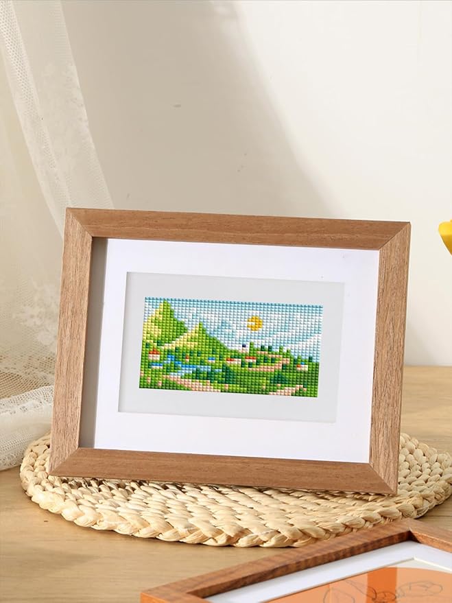 PeakLuv Small Diamond Art Kits Landscape Mini Diamond Painting for Adults